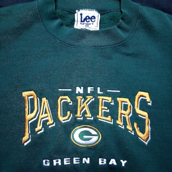 Vintage Lee Sport Green Bay Packers Crewneck Sweatshirt - Picture 1 of 5